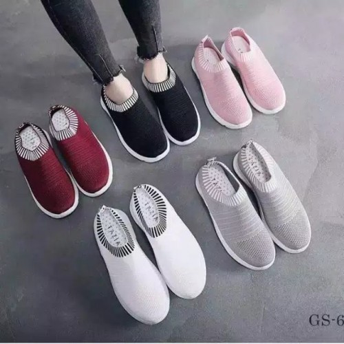 Sepatu Slip On Wanita Polos sepatu wanita casual