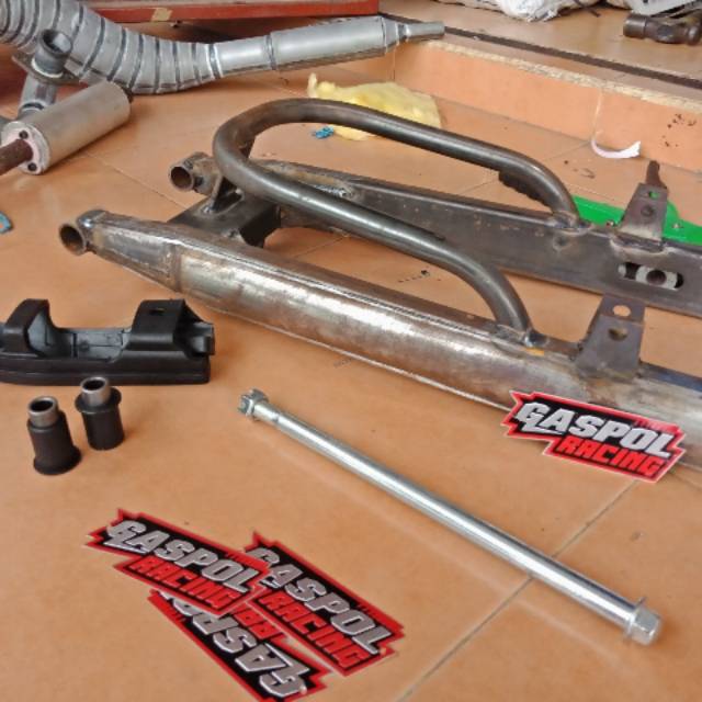 Swing Arm Oval Sapit Urang Rx King Capit Urang Oval Bahan Besi Las-Lasan Kuat Mentah Gaspol