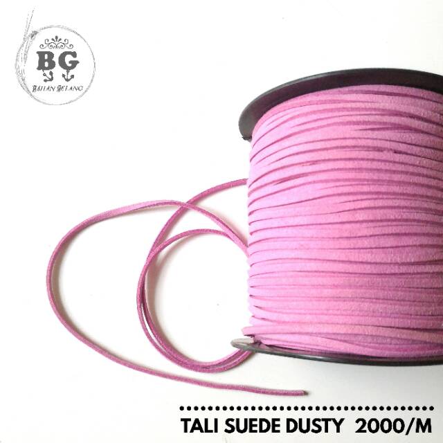 Bahan gelang Tali suede 3mm