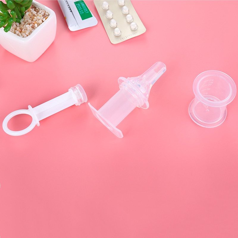 Pipet Tetes Obat Model Tekan Manual Dengan Tutup Untuk Perlengkapan Bayi