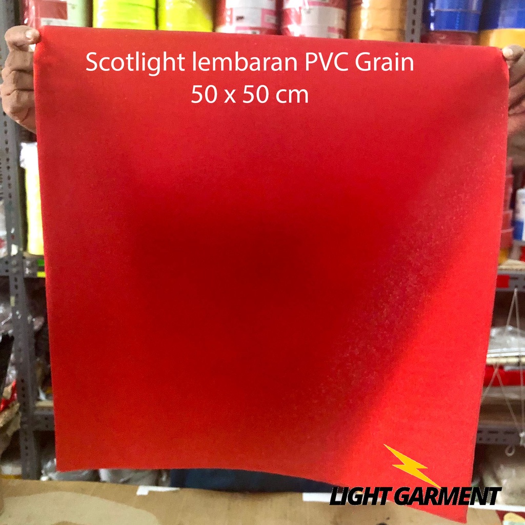 Scotchlite / Reflektif / Skotlet PVC lebar 50x50 cm per lembar