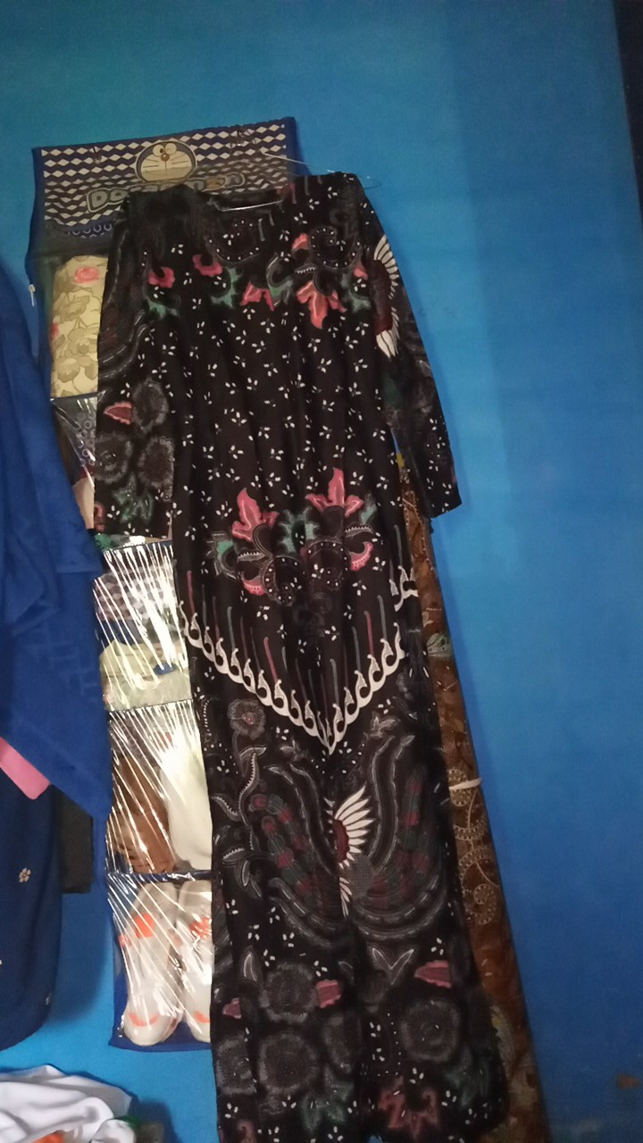 Gamis Batik (cod) Manggar Gamis Batik Pesta Model Terbaru