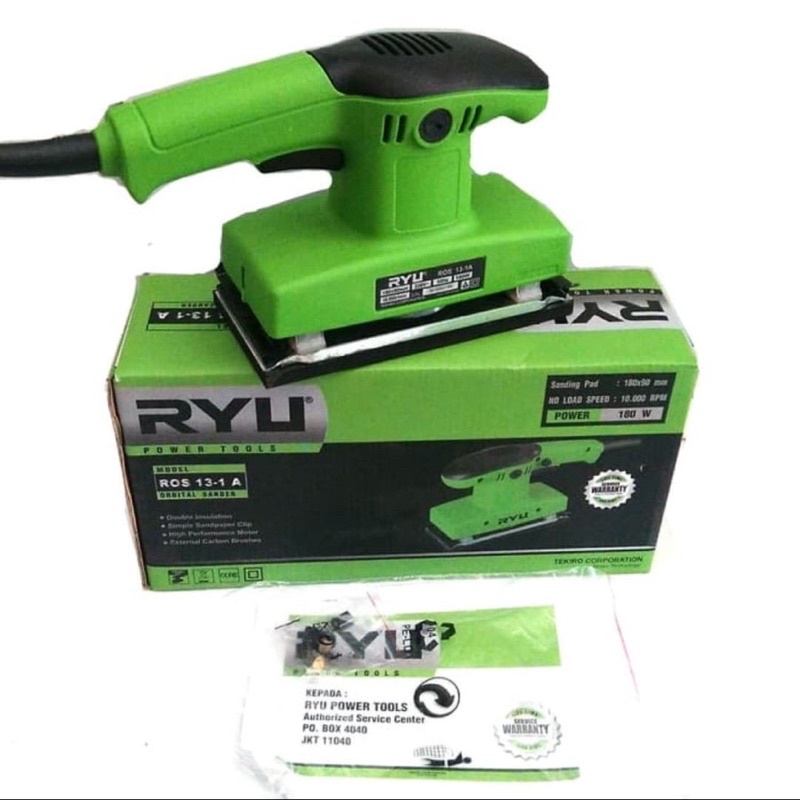 RYU MESIN AMPLAS ROS13 ORBITAL SANDER AMPELAS ROS 13-1 A