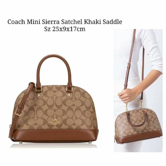 Tas sling/hand bag Coach mini sierra