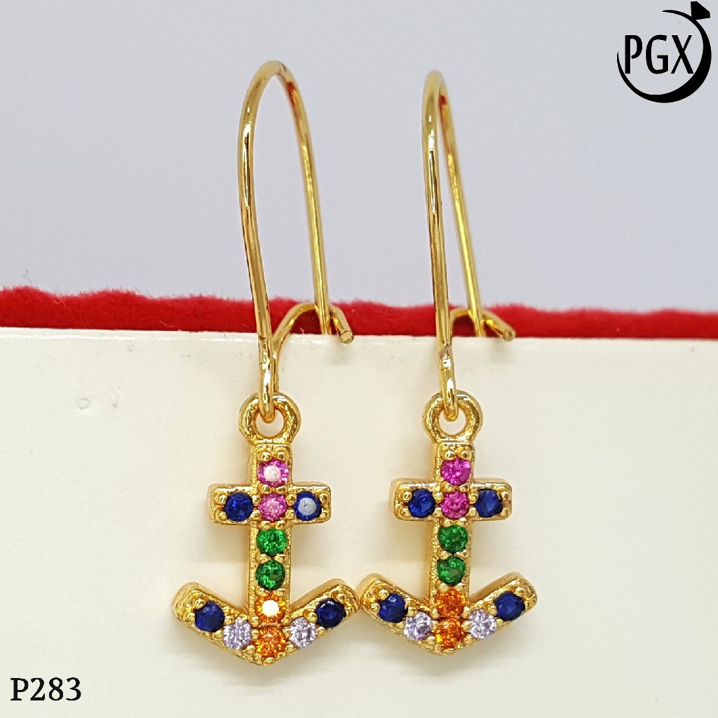 PGX Anting Jepit Xuping Wanita Aksesoris Fashion Perhiasan Lapis Emas Premium - P099