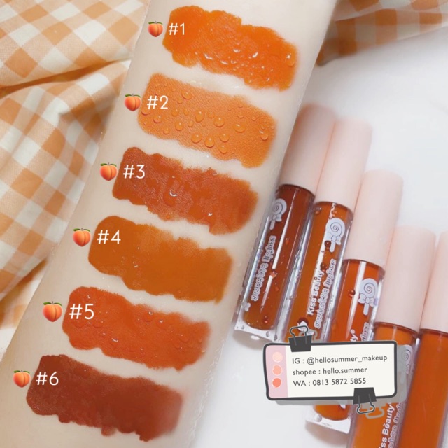 [ORI THAILAND] Kiss Beauty Sweetie Lollipop Matte Lipstick