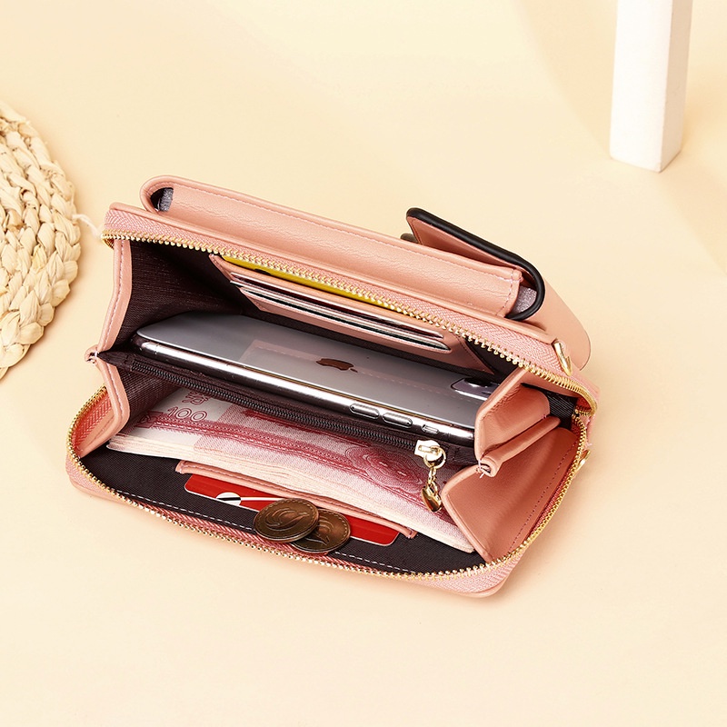 Tas Mini Selempang Wanita / Dompet Selempang Wanita / Tas Selempang Dompet Panjang Wanita Import / Dompet Panjang Tempat Hp / Dompet Tali Selempang Dompet Hp / Sling Bag Mini DW7119