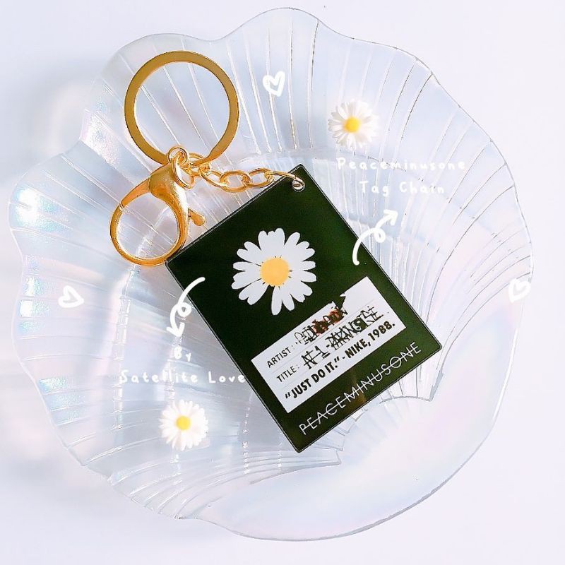 [Clearance Sale] Peaceminusone Tag Keychain