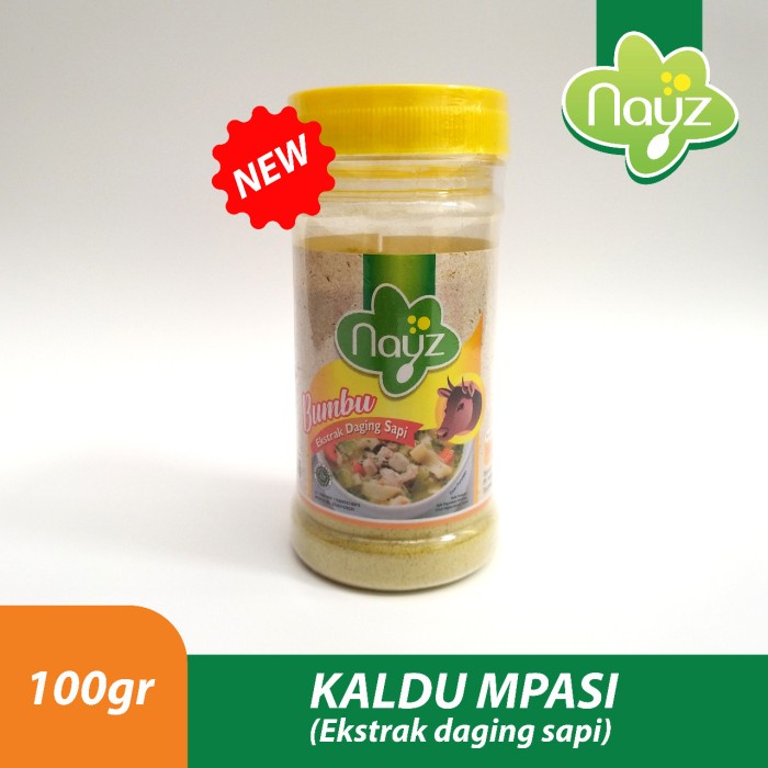 

NEW Nayz Kaldu Organik Sehat Non MSG Rasa Sapi 100gr