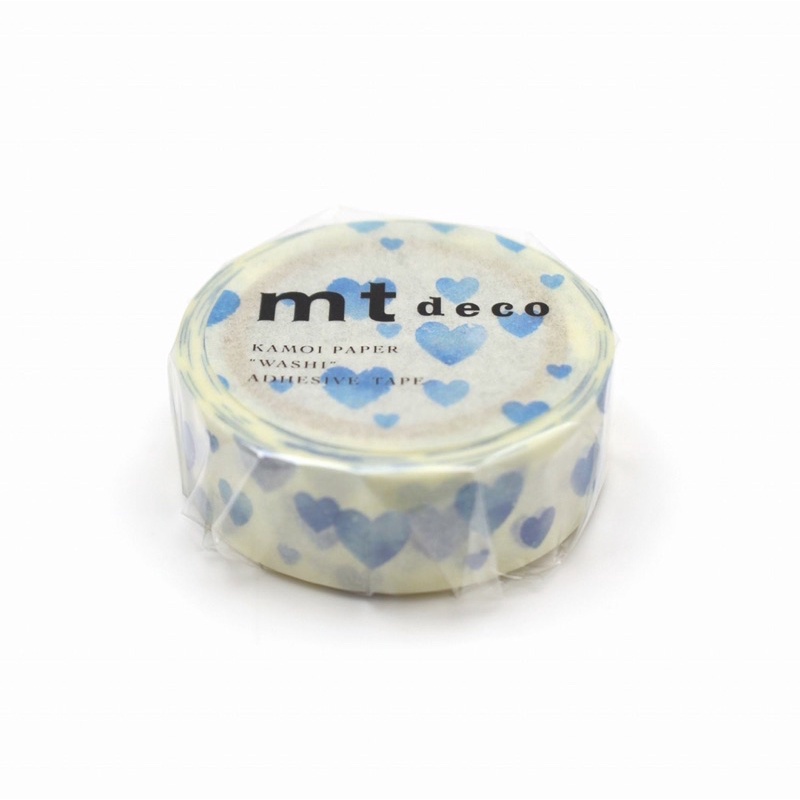 

MT Deco Blue Heart Washi Tape
