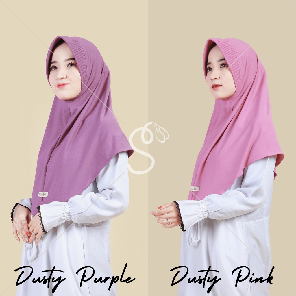 ShalihaFactory - Hijab Bergo Hamidah Instan Pet Sport Menutup Dada | Afana Instan