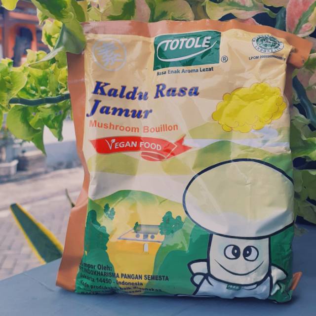 

Kaldu rasa Jamur merk TOTOLE. Pengganti kaldu hewani, berbahan dasar jamur, non kolestrol.