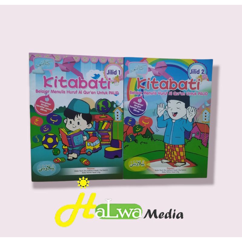 KITABATI PAUD CARA BELAJAR MENULIS DAN MEWARNAI HURUF HIJAIYAH HURUF ARAB BUKU ANAK-ANAK