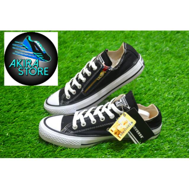 CONVERSE BLACK ZIP OX