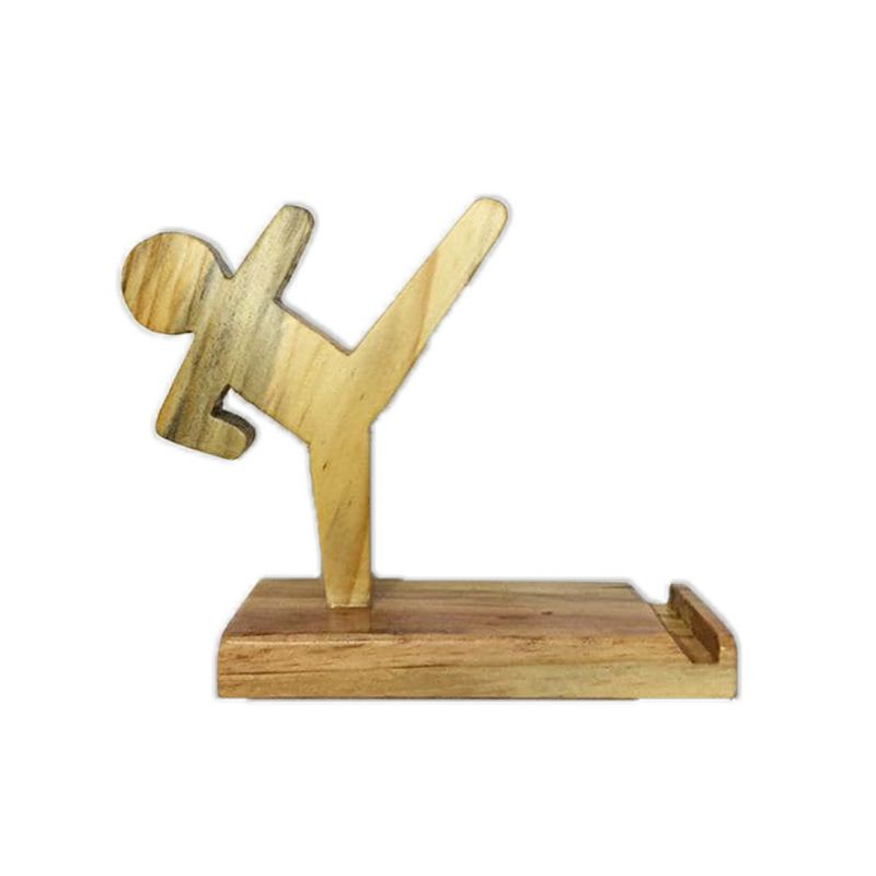 Stand Holder kayu jati penyangga hp