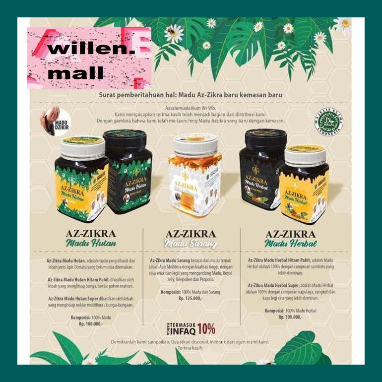 

S0Vitxd Agen Resmi !! Madu Az Zikra Herbal Super Asli Azzikra Kemasan Baru - Herbal Super S50Vt0H