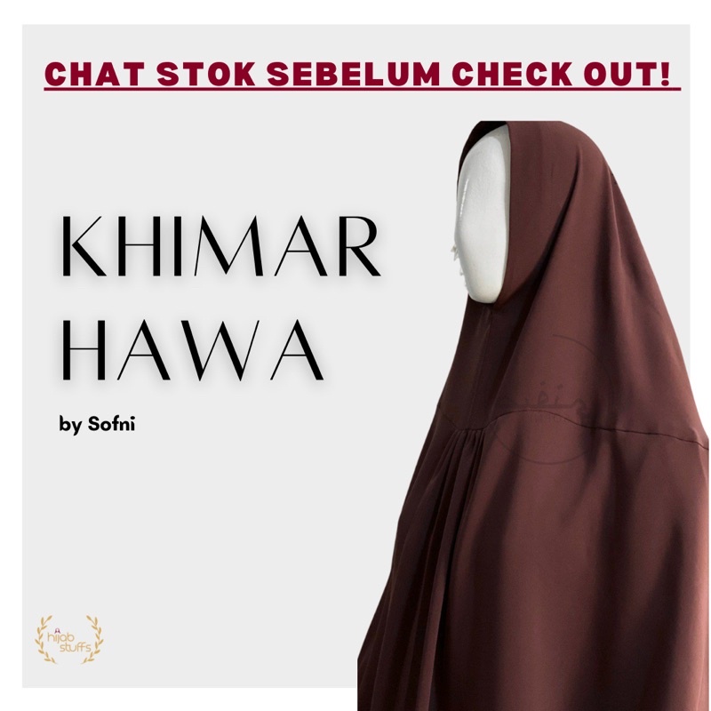 KHIMAR HAWA | SOFNI | HIJAB SYARI POLOS