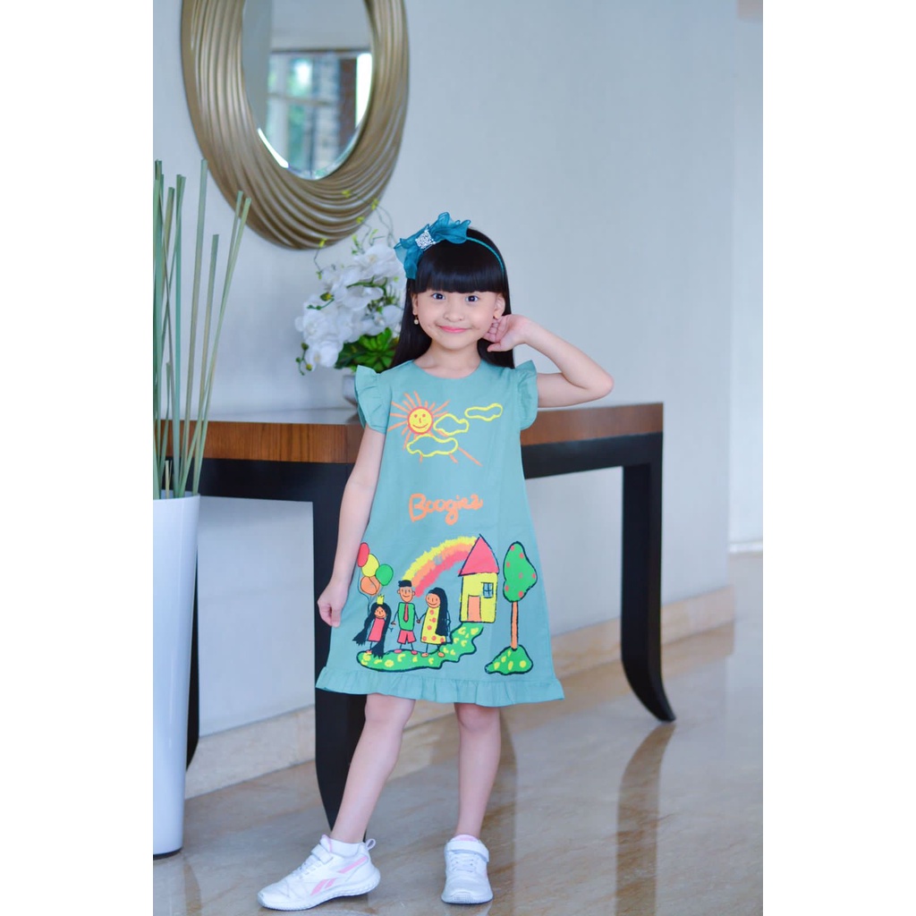 Boogiea kids ‼️Dress anak perempuan size 2 - 10 tahun