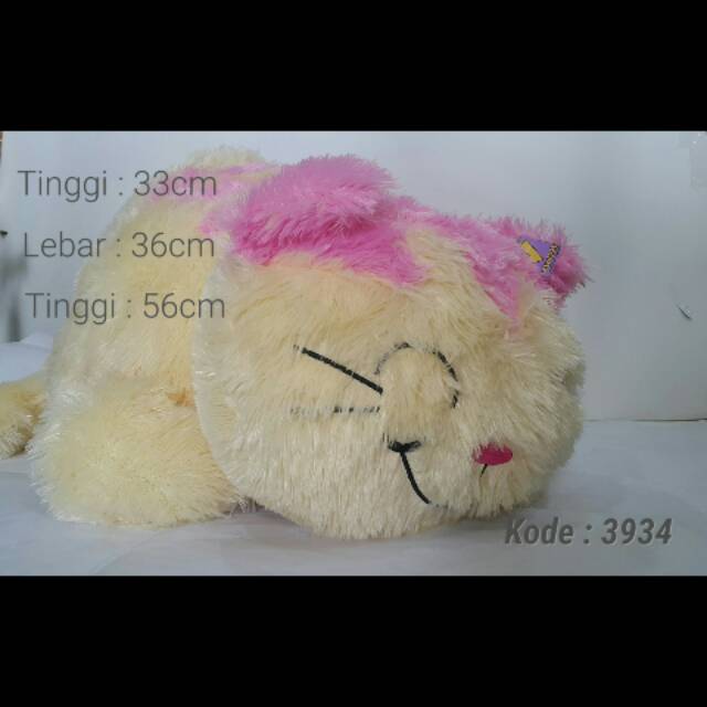 

Cat Yakob Jumbo Boneka Soft Toys Mainan Anak Karakter Animal Murah Berkualitas