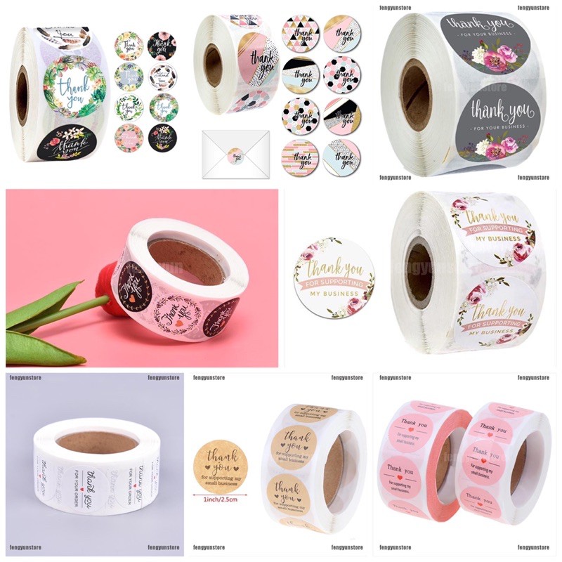 

( 1 Pcs)Thank You|Thankyou Sticker Label Amplop | Terima Kasih Segel Kemasan uk 1 Inci |SUMBAR