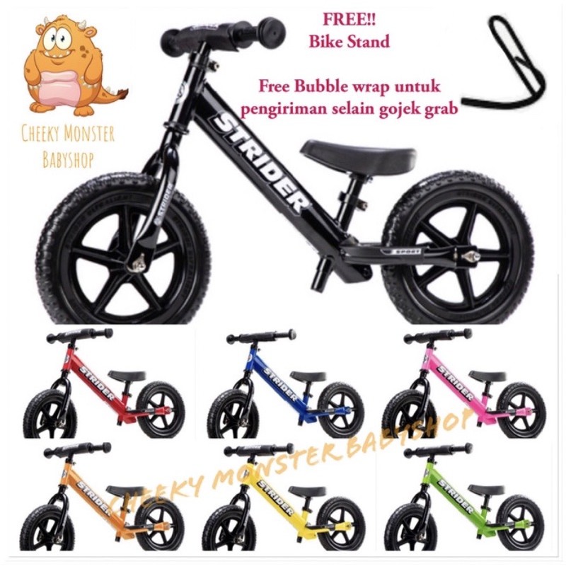 Strider NEW SPORT PRO Balance Bike / Push Bike 12 / Sepeda Anak 12"