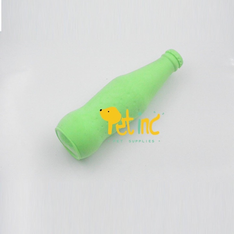 Rubber beer bottle toy pastel color