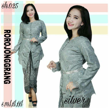 Promo  kebaya moderen kebaya roro jonggrang set rok lilit