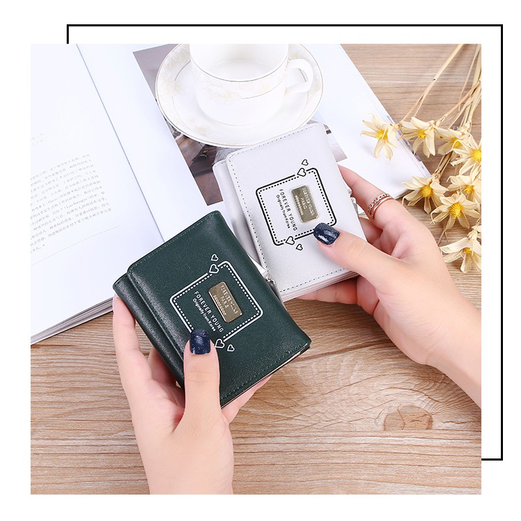 (27AN.ID) COD Forever young Polos F8  Dompet Wanita Import Real Pic dompet wanita import  mini C11-4