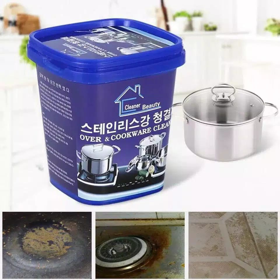 Tokomuda Gel cream pembersih noda wajan panci krim sabun cuci Pembersih penghilang kotoran kerak teflon Stainless Steel  LDS72