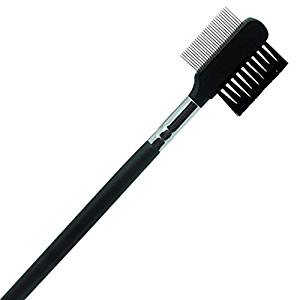 EYELASH COMB AND BRUSH -  Stainless Steel Eyelash &amp; Brow Comb and Brush