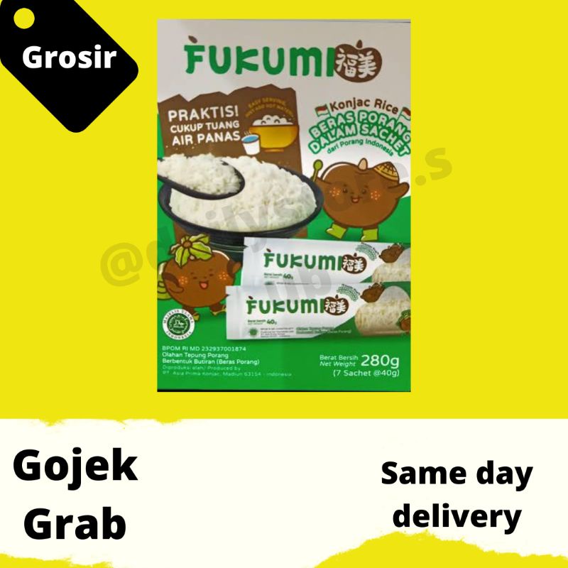 

Fukumi Beras porang box isi 7 Sachet