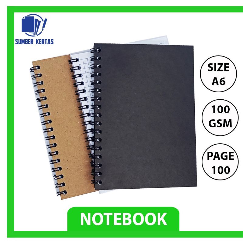 

NOTEBOOK A6/JURNAL A6/NOTEPAD/HVS/GRID/KOTAK2#DOTEED/TITIK2