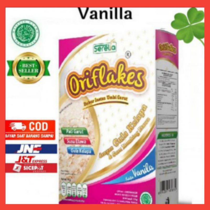 

ORIFLAKES Umbi Garut Makanan Siap Saji Mengatasi Asam Lambung 900gr