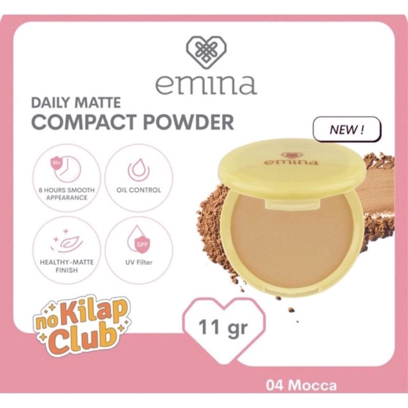 ☀️cahaya acc☀️emina compact powder daily matte