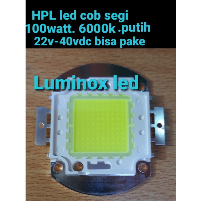 mata led 100watt 100w chip led 100 watt HPL led cob segi 100 w 6000k putih