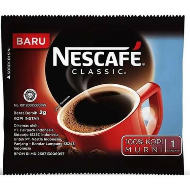 

Kopi Nescafe Classic / Kopi Bubuk / Kopi Nestle / Kopi 1 Renceng