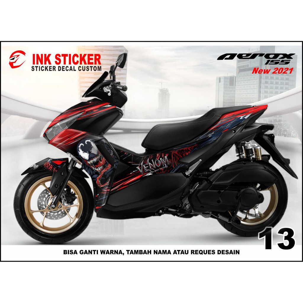 Sticker Decal Aerox 2021 13 Fullbody