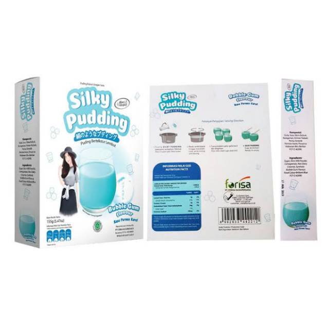 

Silky Pudding Bubble Gum 155gr