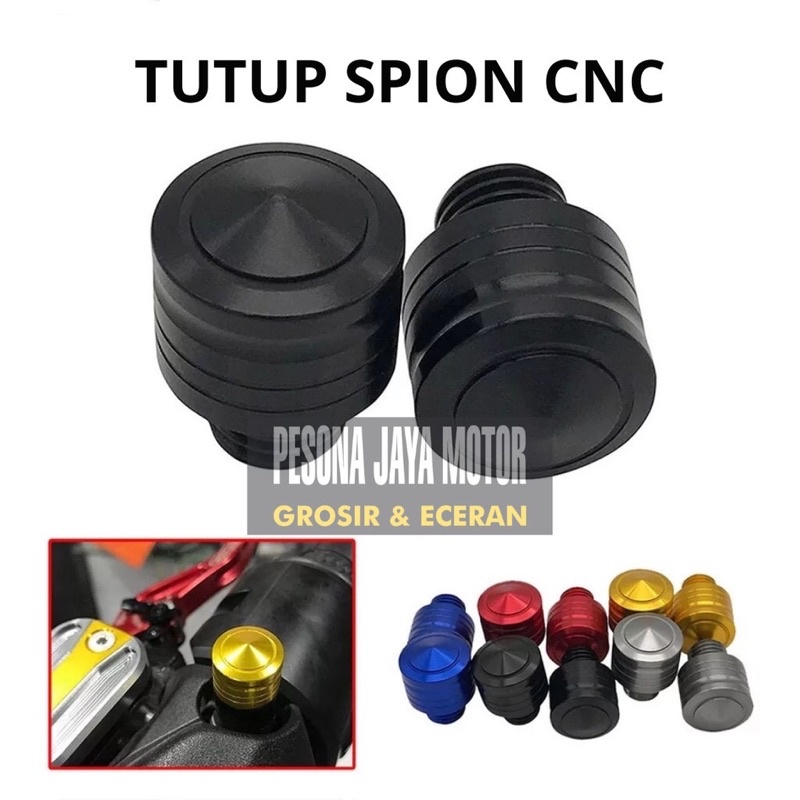 Baut Lubang Spion Baut Tutup Lubang Spion CNC Premium BD Ready Yamaha &amp; Honda