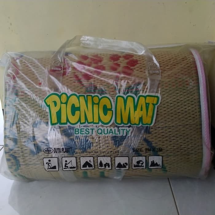 Tikar Lipat Plastik - Tikar Picnic Mat