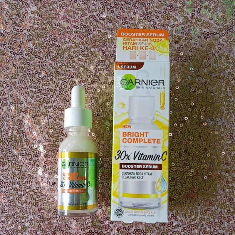 GARNIER BRIGHT COMPLETE 30X VITAMIN C BOOSTER SERUM [30 ML] @MJ