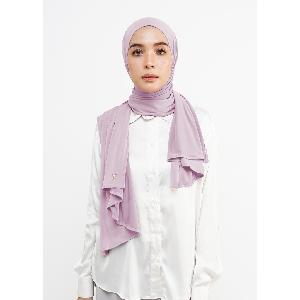 Hameeda - Jemma Instant Pashmina | Jersey-Light Purple