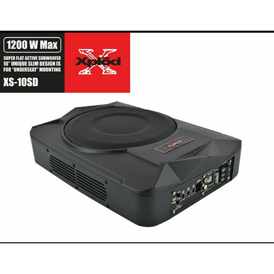 N E W....    BASSTUBE SUBWOOFER KOLONG SLIM AKTIF XPLOD XS-10SD (10 INCH) Murah dan Berkualitas