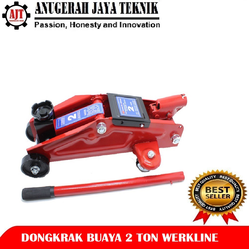 WERKLINE Dongkrak Buaya 2 Ton Hidrolik - Hydraulic Floor Jack Werkline