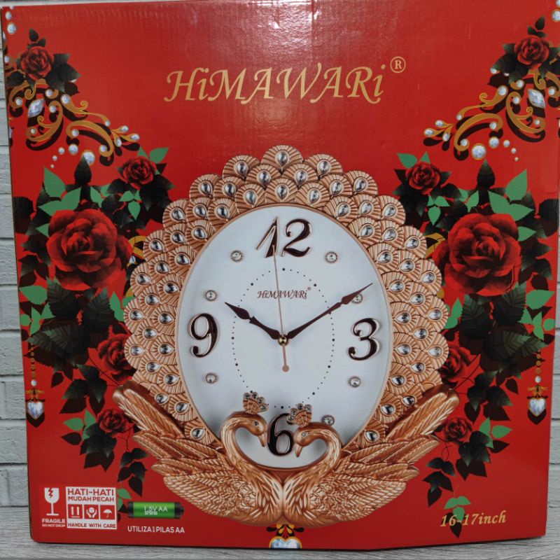 Jam Dinding Himawari JAM888 BAGUS DAN MEWAH