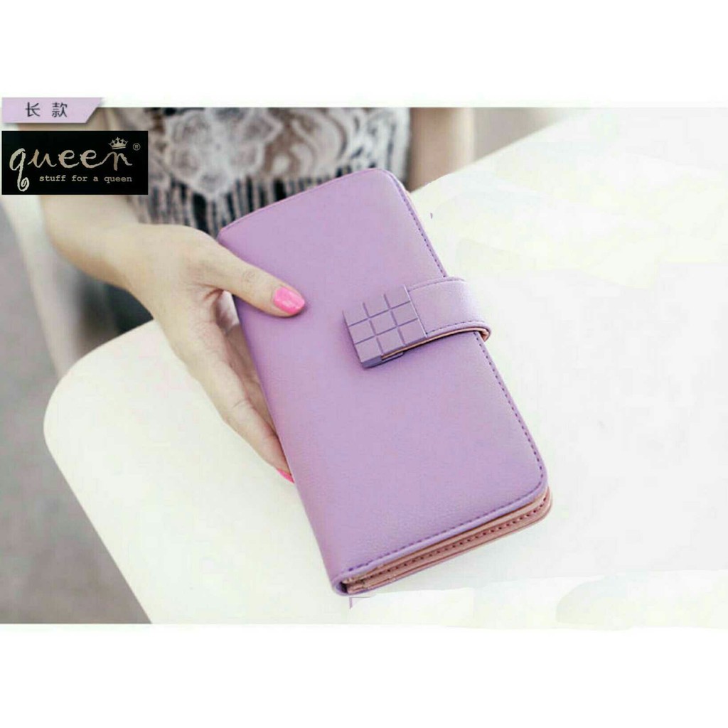 COD SALE 2.2 - DOMPET SHERMA BERBAHAN KULIT | DOMPET PANJANG | DOMPET UNGU | DOMPET HITAM | DOMPET MERAH | DOMPET QUEEN BERKUALITAS BERBAHAN DARI KOREA