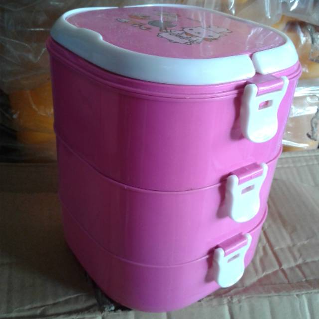 Rantang Plastik Susun 3