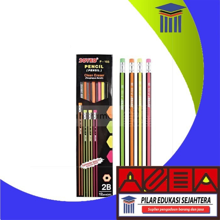 

PENCIL / PENSIL 2B JOYKO P-103 (1 PACK) MURAH