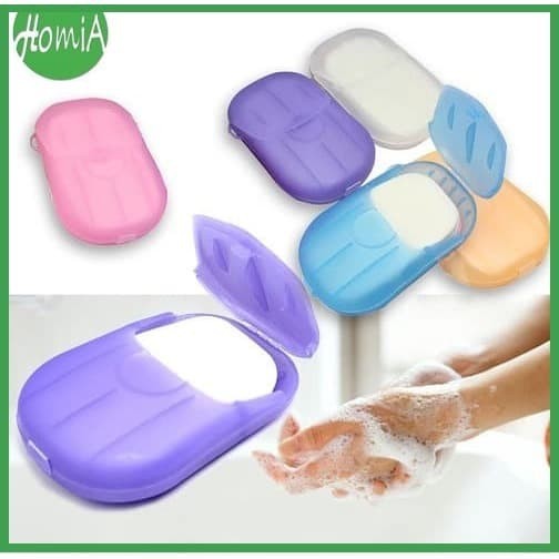 MURAAHH !!  Sabun Kertas Praktis / Hand Soap Mini Washing Travel / Travelling Soap