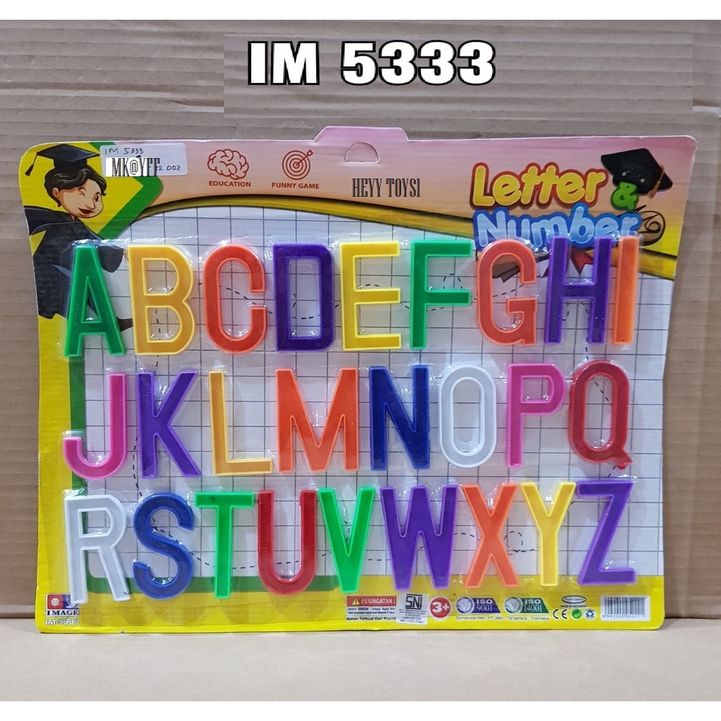 MAINAN EDUKASI ANAK HURUF DAN ANGKA MAGNET edukasi mainan bayi belajar mengenal huruf dan angka